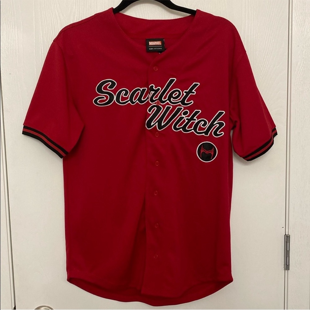 Scarlet Witch Oversized Baseball Jersey